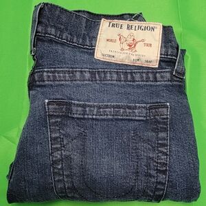 True Religion Men's Blue Jeans